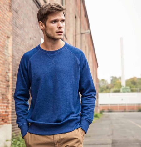 Męska organiczna bluza raglanowa Męska organiczna bluza raglanowa