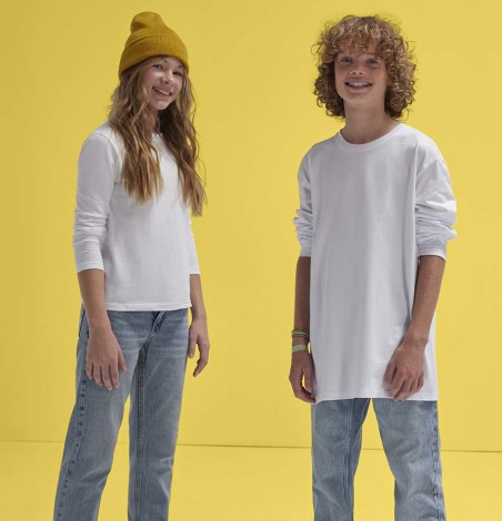 Dziecięcy lekki T-shirt z długimi rękawami #E150