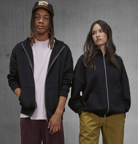 Bluza z kapturem na zamek Influence Oversized unisex