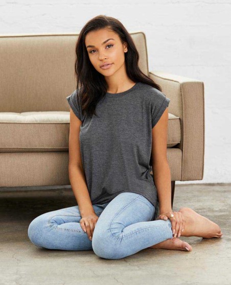 Wydłużony szybkoschnący luźny top BELLA+CANVAS® dla pani Wydłużony szybkoschnący luźny top BELLA+CANVAS® dla pani