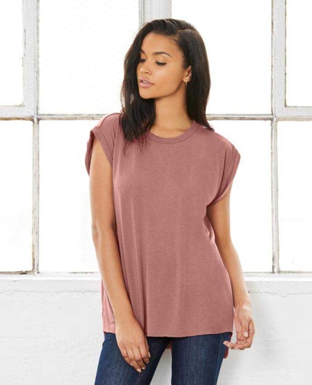 Wydłużony szybkoschnący luźny top BELLA+CANVAS® dla pani Wydłużony szybkoschnący luźny top BELLA+CANVAS® dla pani