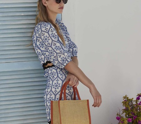 Mała torba z krochmalonej juty WESTFORD MILL®