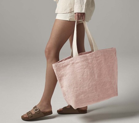 Torba plażowa z barwionej i spranej juty WESTFORD MILL®