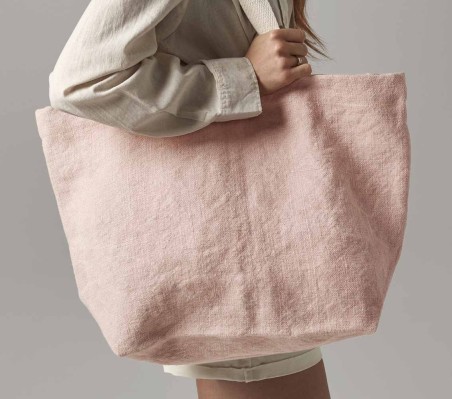 Torba plażowa z barwionej i spranej juty WESTFORD MILL®