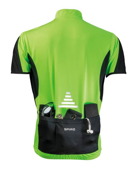 Szybkoschnąca koszulka rowerowa SPIRO® COOL-DRY® dla pana