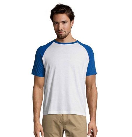 Męski T-shirt bejsbolowy Funky
