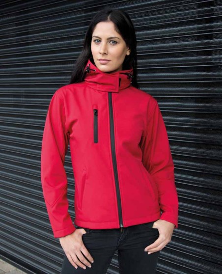Softshell z kapturem RESULT® Performance dla pani
