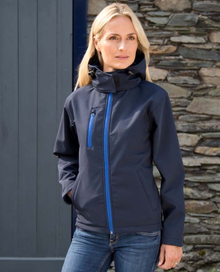 Softshell z kapturem RESULT® Performance dla pani