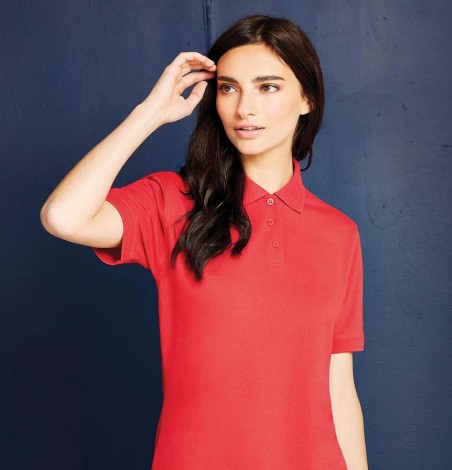 Damskie klasyczne polo - pranie 60°C (rozmiary: 3XL, 4XL, 5XL)