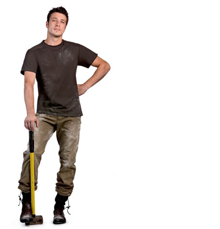 Męski T-shirt roboczy - pranie 60°C