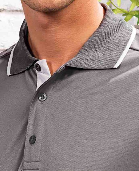 Szybkoschnące polo PREMIER® z kontrastowymi brzegami dla pana Szybkoschnące polo PREMIER® z kontrastowymi brzegami dla pana
