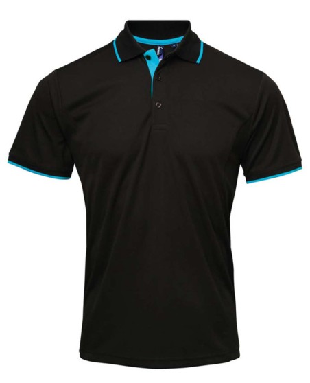 Szybkoschnące polo PREMIER® z kontrastowymi brzegami dla pana Szybkoschnące polo PREMIER® z kontrastowymi brzegami dla pana