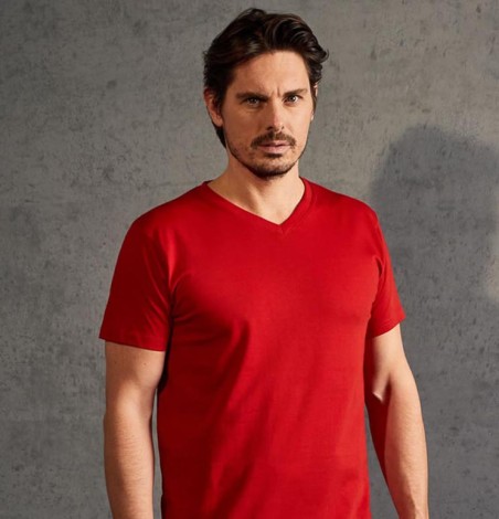 Męski T-shirt V Premium (rozmiary: 4XL, 5XL) Męski T-shirt V Premium (rozmiary: 4XL, 5XL)