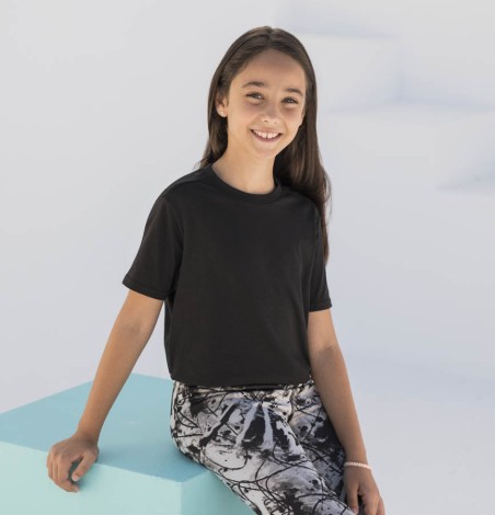 Damski krótki i luźny T-shirt Damski krótki i luźny T-shirt