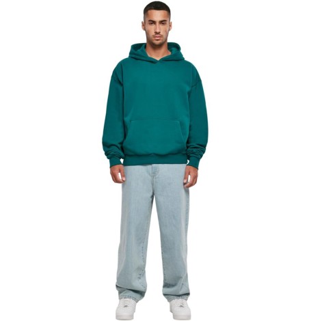 Ultra gruba nieszczotkowana bluza Boxy z kapturem Ultra gruba nieszczotkowana bluza Boxy z kapturem
