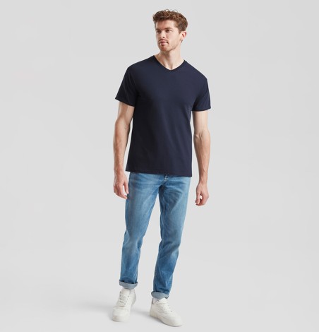 Męska koszulka Valueweight w serek (rozmiary: 3XL, 4XL, 5XL) Męska koszulka Valueweight w serek (rozmiary: 3XL, 4XL, 5XL)