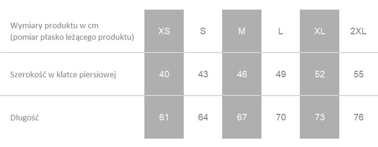 Producent dopuszcza różnice w wymiarach produktu do +/- 3,5%. Producent dopuszcza różnice w wymiarach produktu do +/- 3,5%.