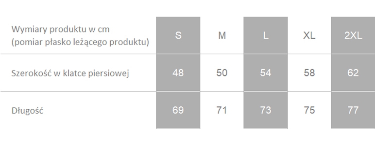 Producent dopuszcza różnice w wymiarach produktu do +/- 3,5%. Producent dopuszcza różnice w wymiarach produktu do +/- 3,5%.