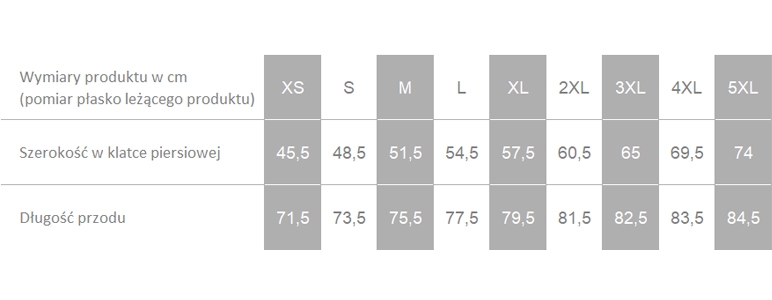 Producent dopuszcza różnice w wymiarach produktu do +/- 3,5%. Producent dopuszcza różnice w wymiarach produktu do +/- 3,5%.