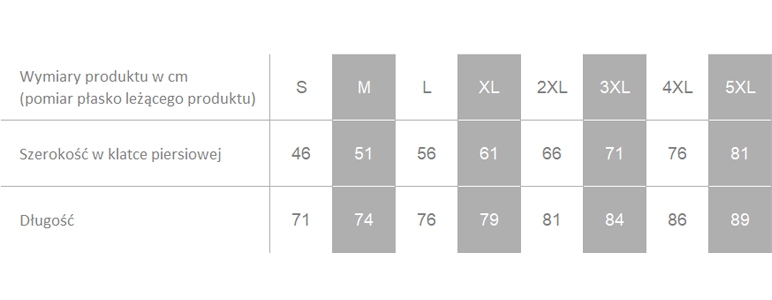 Producent dopuszcza różnice w wymiarach produktu do +/- 3,5%. Producent dopuszcza różnice w wymiarach produktu do +/- 3,5%.