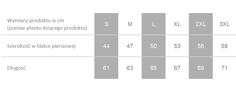 Producent dopuszcza różnice w wymiarach produktu do +/- 3,5%. Producent dopuszcza różnice w wymiarach produktu do +/- 3,5%.
