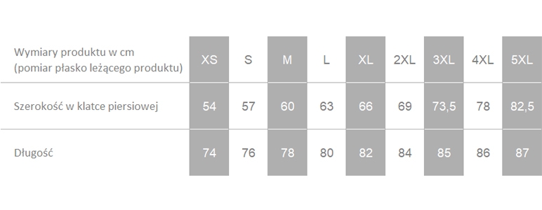 Producent dopuszcza różnice w wymiarach produktu do +/- 3,5%. Producent dopuszcza różnice w wymiarach produktu do +/- 3,5%.