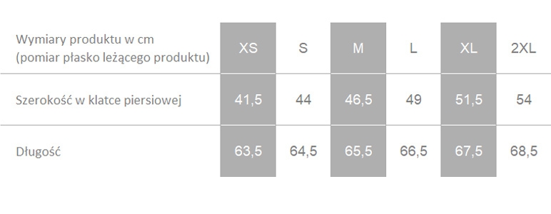 Producent dopuszcza różnice w wymiarach produktu do +/- 3,5%. Producent dopuszcza różnice w wymiarach produktu do +/- 3,5%.