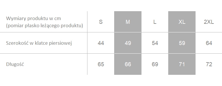 Producent dopuszcza różnice w wymiarach produktu do +/- 3,5%. Producent dopuszcza różnice w wymiarach produktu do +/- 3,5%.