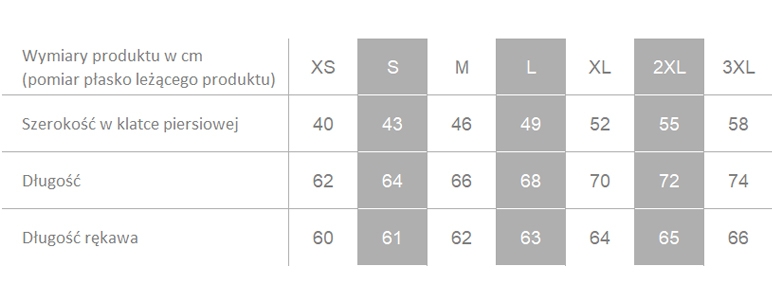 Producent dopuszcza różnice w wymiarach produktu do +/- 3,5%. Producent dopuszcza różnice w wymiarach produktu do +/- 3,5%.