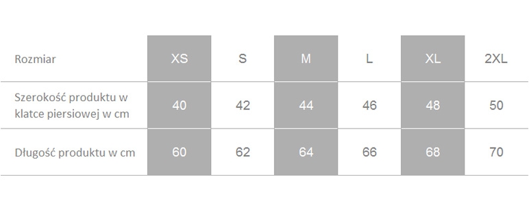 Producent dopuszcza różnice w wymiarach produktu do +/- 3,5%. Producent dopuszcza różnice w wymiarach produktu do +/- 3,5%.