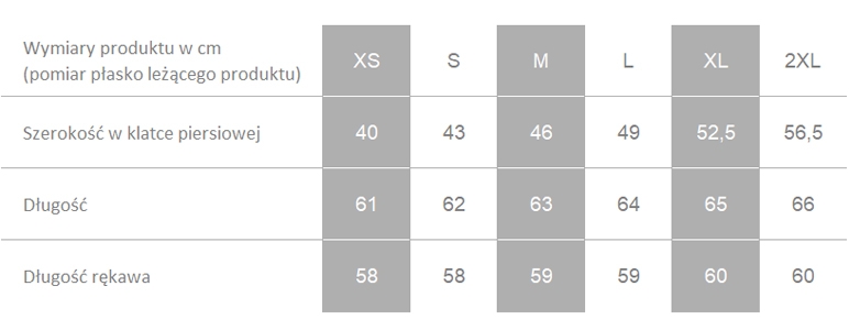 Producent dopuszcza różnice w wymiarach produktu do +/- 3,5%. Producent dopuszcza różnice w wymiarach produktu do +/- 3,5%.