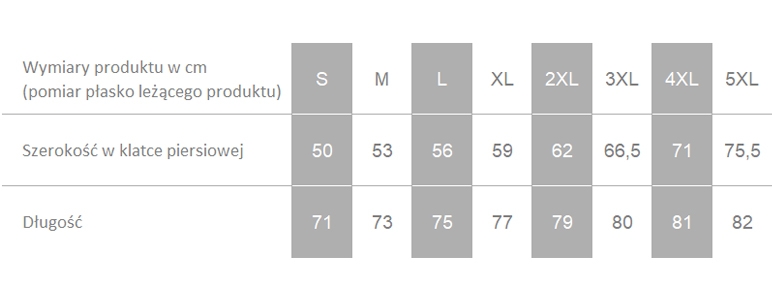Producent dopuszcza różnice w wymiarach produktu do +/- 3,5%. Producent dopuszcza różnice w wymiarach produktu do +/- 3,5%.