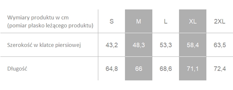 Producent dopuszcza różnice w wymiarach produktu do +/- 3,5%. Producent dopuszcza różnice w wymiarach produktu do +/- 3,5%.