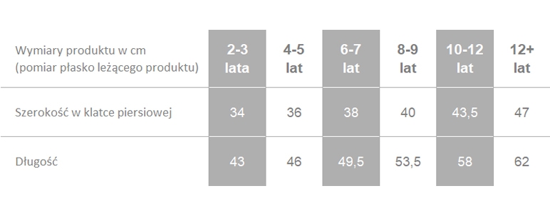 Producent dopuszcza różnice w wymiarach produktu do +/- 3,5%. Producent dopuszcza różnice w wymiarach produktu do +/- 3,5%.