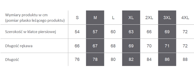 Producent dopuszcza różnice w wymiarach produktu do +/- 3,5%. Producent dopuszcza różnice w wymiarach produktu do +/- 3,5%.
