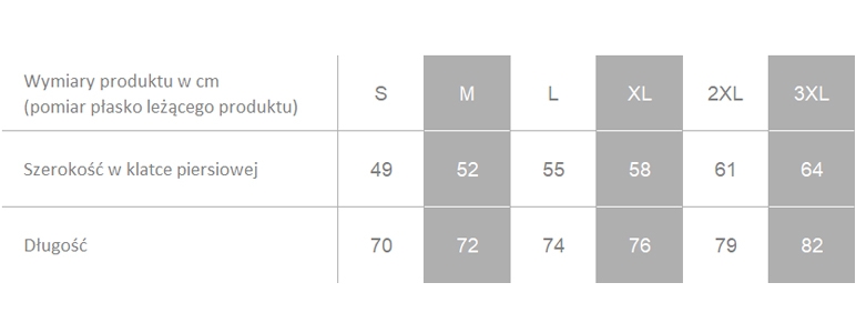 Producent dopuszcza różnice w wymiarach produktu do +/- 3,5%. Producent dopuszcza różnice w wymiarach produktu do +/- 3,5%.