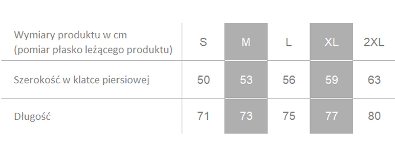 Producent dopuszcza różnice w wymiarach produktu do +/- 3,5%. Producent dopuszcza różnice w wymiarach produktu do +/- 3,5%.