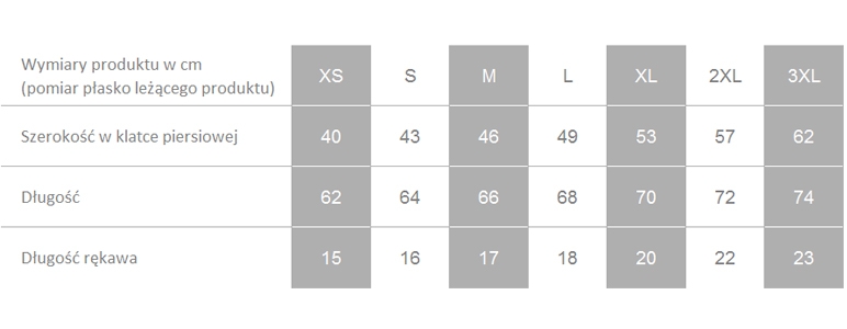 Producent dopuszcza różnice w wymiarach produktu do +/- 3,5%. Producent dopuszcza różnice w wymiarach produktu do +/- 3,5%.