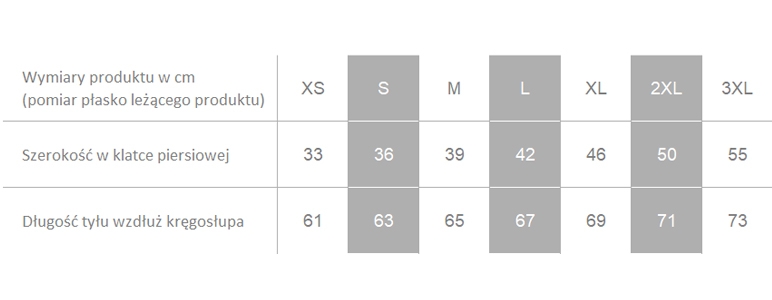 Producent dopuszcza różnice w wymiarach produktu do +/- 3,5%. Producent dopuszcza różnice w wymiarach produktu do +/- 3,5%.