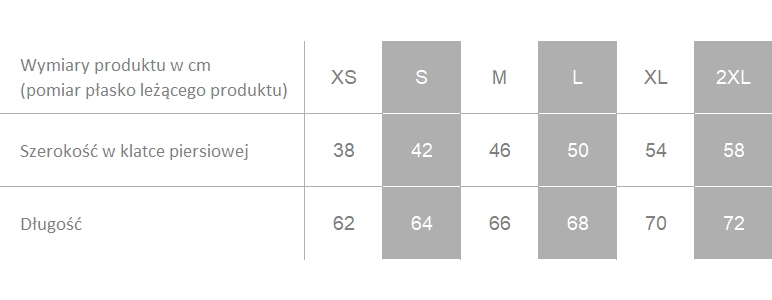 Producent dopuszcza różnice w wymiarach produktu do +/- 3,5%. Producent dopuszcza różnice w wymiarach produktu do +/- 3,5%.