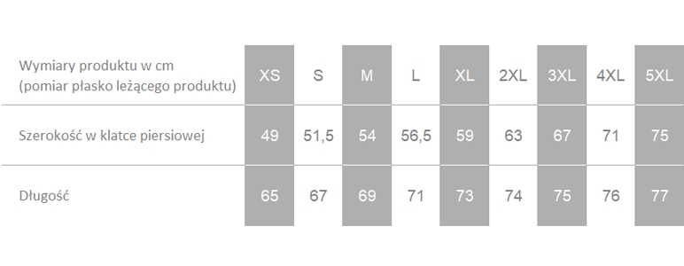 Producent dopuszcza różnice w wymiarach produktu do +/- 3,5%. Producent dopuszcza różnice w wymiarach produktu do +/- 3,5%.