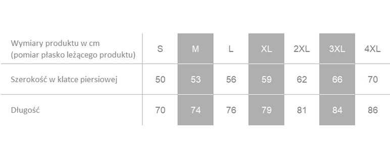 Producent dopuszcza różnice w wymiarach produktu do +/- 3,5%. Producent dopuszcza różnice w wymiarach produktu do +/- 3,5%.
