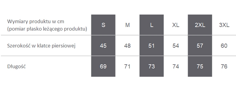 Producent dopuszcza różnice w wymiarach produktu do +/- 3,5%. Producent dopuszcza różnice w wymiarach produktu do +/- 3,5%.