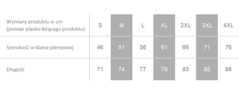 Producent dopuszcza różnice w wymiarach produktu do +/- 3,5%. Producent dopuszcza różnice w wymiarach produktu do +/- 3,5%.