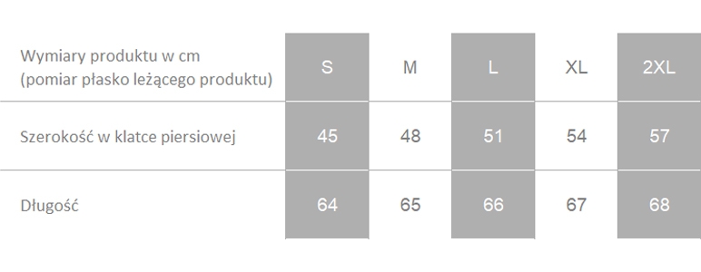 Producent dopuszcza różnice w wymiarach produktu do +/- 3,5%. Producent dopuszcza różnice w wymiarach produktu do +/- 3,5%.