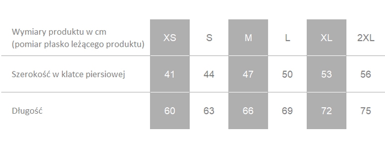 Producent dopuszcza różnice w wymiarach produktu do +/- 3,5%. Producent dopuszcza różnice w wymiarach produktu do +/- 3,5%.
