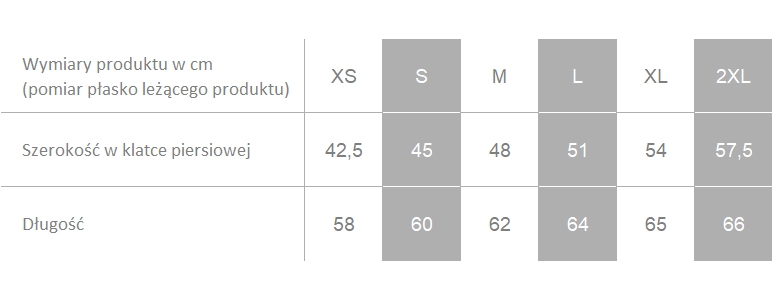 Producent dopuszcza różnice w wymiarach produktu do +/- 3,5%. Producent dopuszcza różnice w wymiarach produktu do +/- 3,5%.