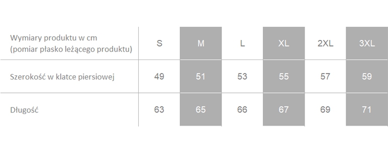 Producent dopuszcza różnice w wymiarach produktu do +/- 3,5%. Producent dopuszcza różnice w wymiarach produktu do +/- 3,5%.
