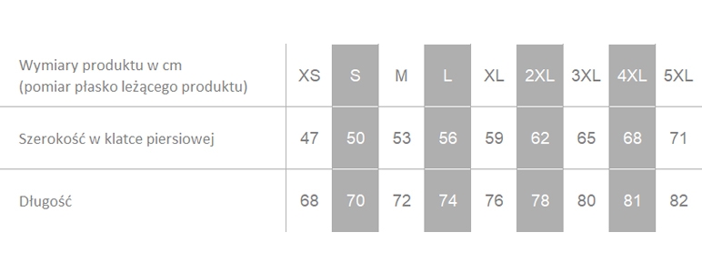 Producent dopuszcza różnice w wymiarach produktu do +/- 3,5%. Producent dopuszcza różnice w wymiarach produktu do +/- 3,5%.