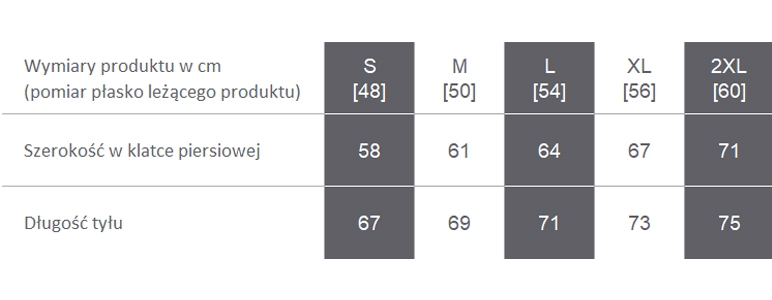 Producent dopuszcza różnice w wymiarach produktu do +/- 3,5%. Producent dopuszcza różnice w wymiarach produktu do +/- 3,5%.